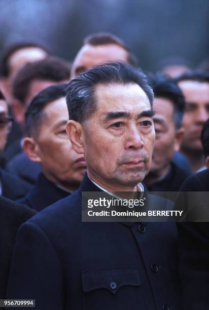 Portrait du Premier ministre de la République populaire de Chine Zhou Enlai.