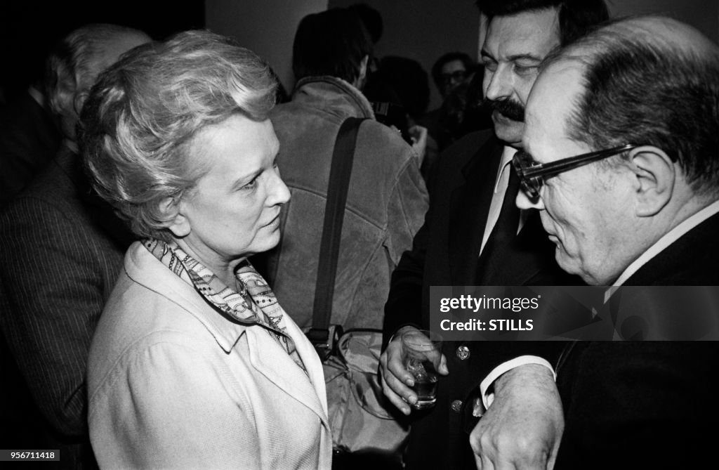 Catherine Langeais et François Mitterrand
