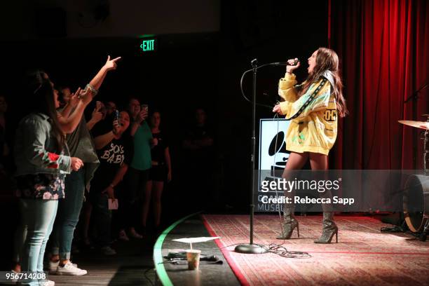 Bea Miller performs at The Drop: Bea Miller at The GRAMMY Museum on May 9, 2018 in Los Angeles, California.