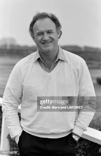 Acteur américain Gene Hackman au Festival de Deauville en septembre 1981, France.