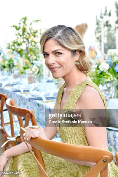 Selma Blair attends Aerin Lauder, Crystal Lourd and Jennifer Meyer Host a Dinner in Celebration of the AERIN SS18 Collection by Williams Sonoma at...