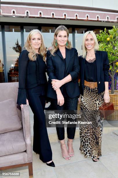 Janet Hayes, Aerin Lauder and Alexandra Von Furstenberg attend Aerin Lauder, Crystal Lourd and Jennifer Meyer Host a Dinner in Celebration of the...