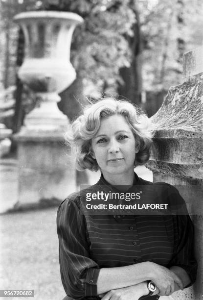 Actrice française Marie Dubois à Paris en avril 1982, France.