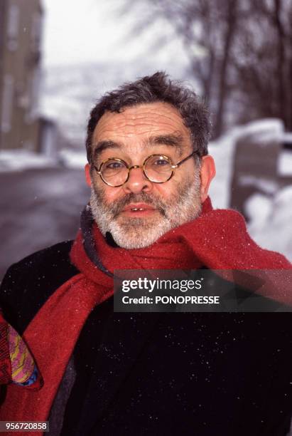 Le cinéaste et dramaturge Fernando Arrabal à Québec le 12 février 1997, Canada.