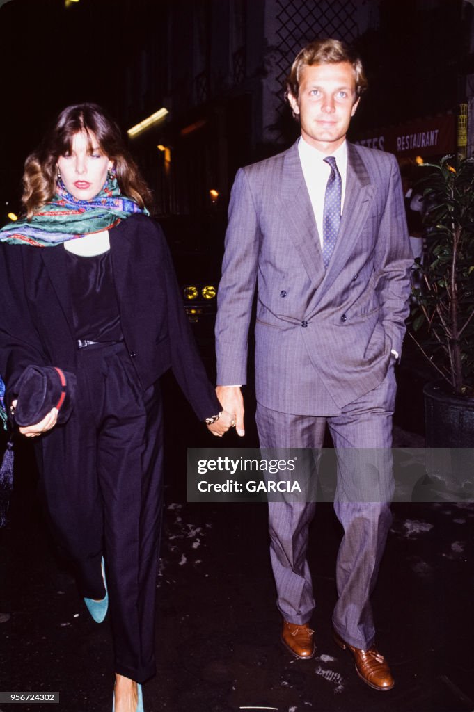 Caroline de Monaco et Stefano Casiraghi en 1984