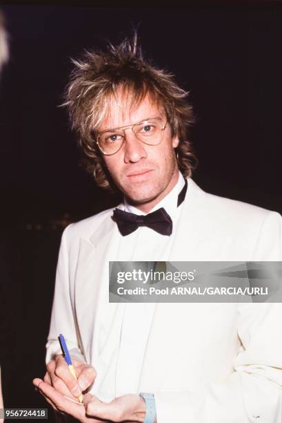 Christophe Lambert lors du Festival de Cannes en mai 1989, France.