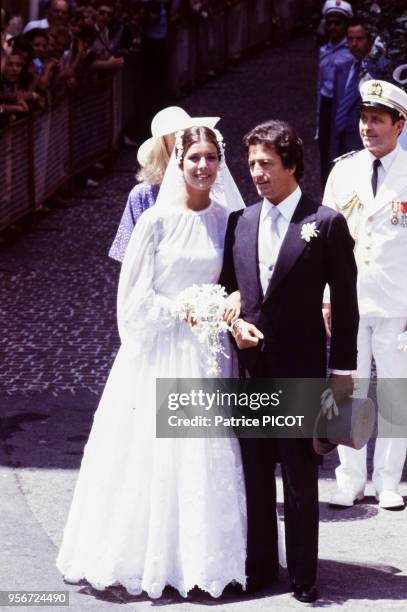 Mariage de Caroline de Monaco et de Philippe Junot à Monte-Carlo en juin 1978, Monaco.