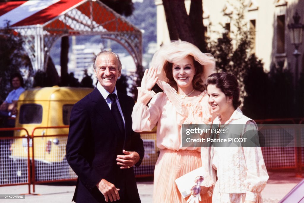 David Niven et sa femme à Monaco en 1978