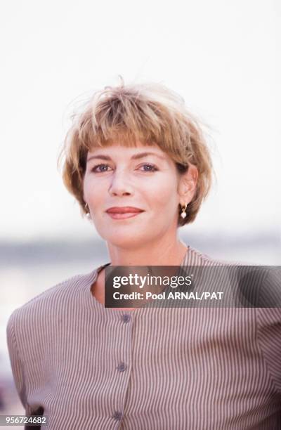 Kelly McGillis lors du Festival de Deauville en septembre 1991, France.