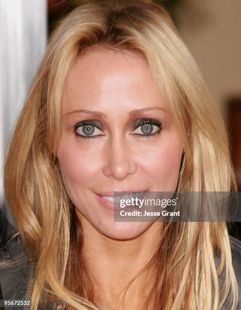 Tish Cyrus arrives at The Spy Next Door world premiere at The Grove on January 9, 2010 in Los Angeles, California.