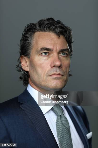 Gavin Patterson, chief executive officer of BT Group Plc, poses for a photograph before a Bloomberg Television interview in London, U.K., on...