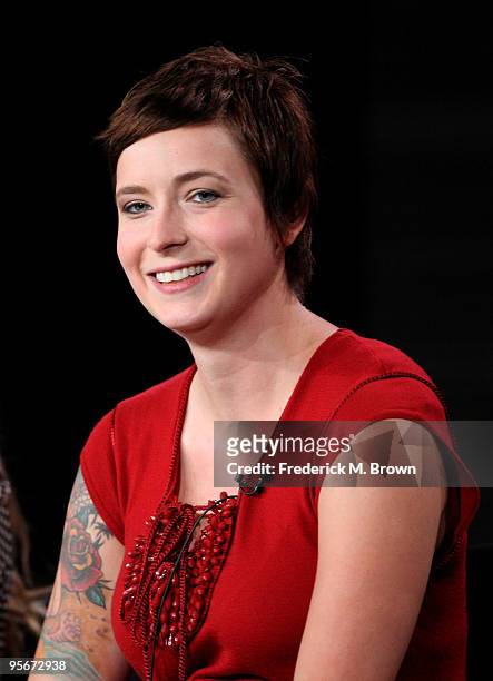 Creator/writer/executive producer Diablo Cody speaks onstage at the Showtime "United States of Tara" Q&A portion of the 2010 Winter TCA Tour day 1 at...