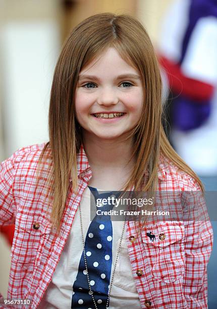 Actress Morgan Lilly arrives at the premiere of Lionsgate & Relativity Media's "The Spy Next Door" held at the Grove on January 9, 2010 in Los...