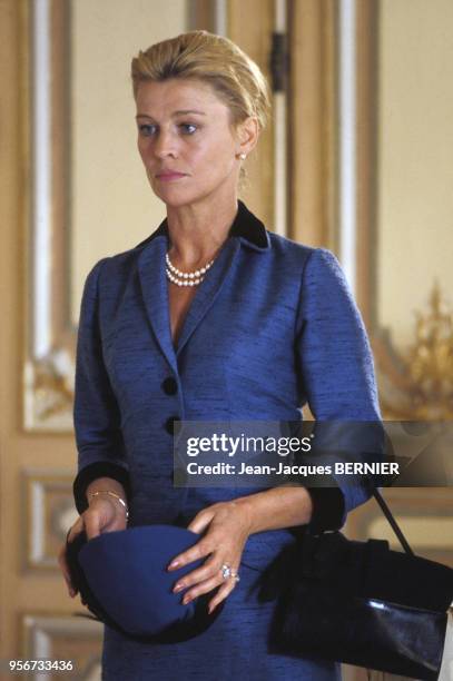 Julie Christie sur le tournage du film 'Champagne amer' réalisé par Ridha Béhi en Tinisie en décembre 1985.