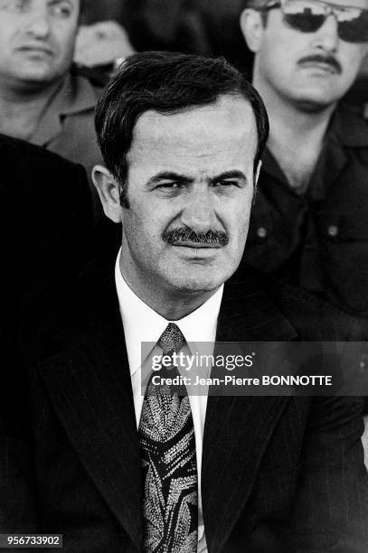 Hafez el-Assad, président de la Syrie, en 1973.