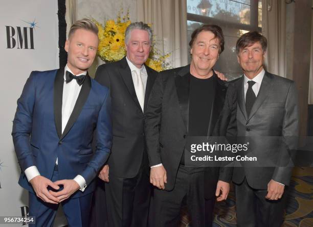 Brian Tyler, Alan Silvestri, David Newman, and Thomas Newman attend the 34th Annual BMI Film, TV & Visual Media Awards attends at Regent Beverly...