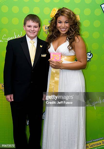 Riley Gillespie and Jordin Sparks pose at the 4th Annual Lemon Ball on January 9, 2010 in Philadelphia, Pennsylvania. The event raises critical funds...