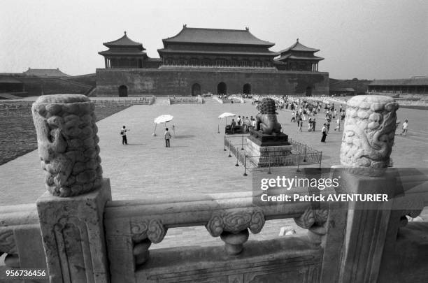 Vur de la Cité interdite à Pékin en juin 1987, France.