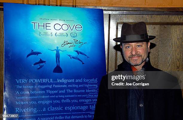 Producer Fisher Stevens attends a screening of "The Cove" at Tribeca Cinemas on January 9, 2010 in New York City.
