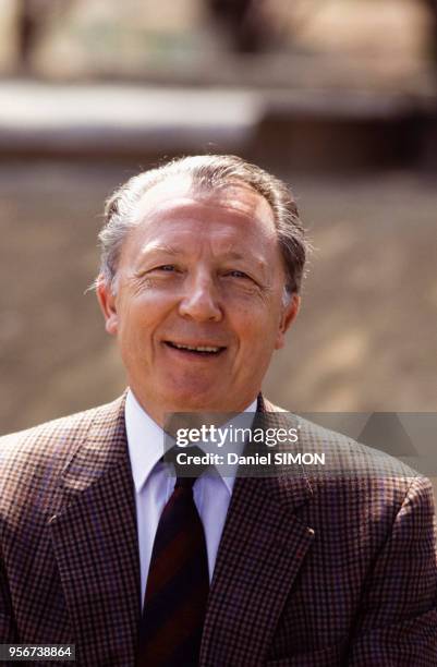 Jacques Delors le 2 septembre 1991 à Ramatuelle, France.