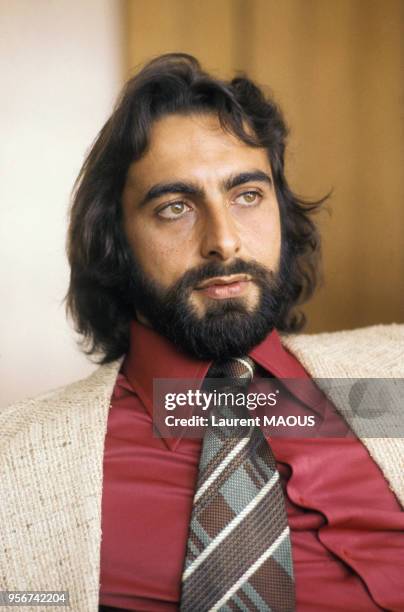 Acteur indien Kabir Bedi, circa 1980, en France.