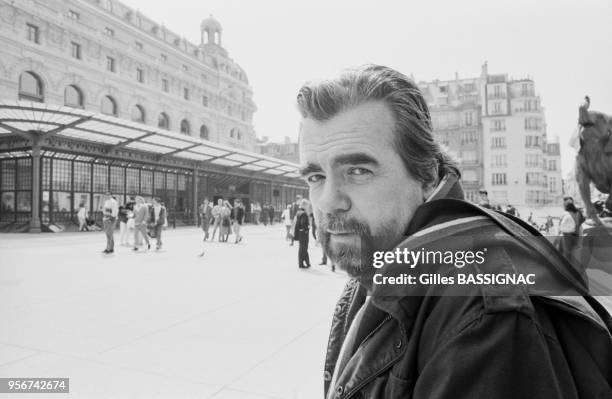 Michael Lonsdale à Paris en mai 1988, France.