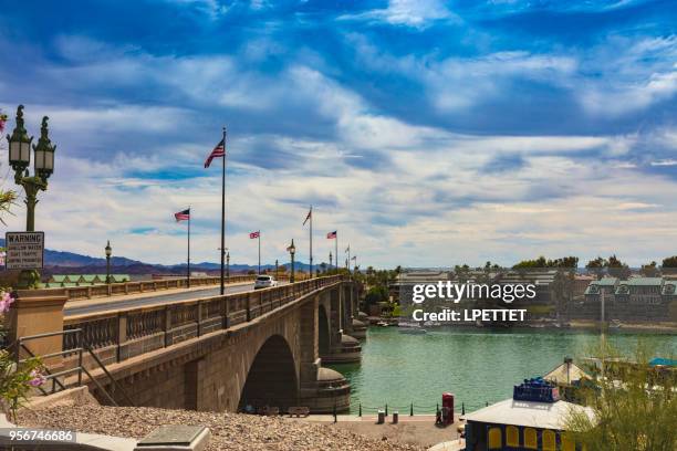 lake havasu - london bridge arizona stockfoto's en -beelden