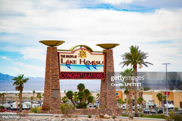 lake havasu - london bridge arizona stockfoto's en -beelden