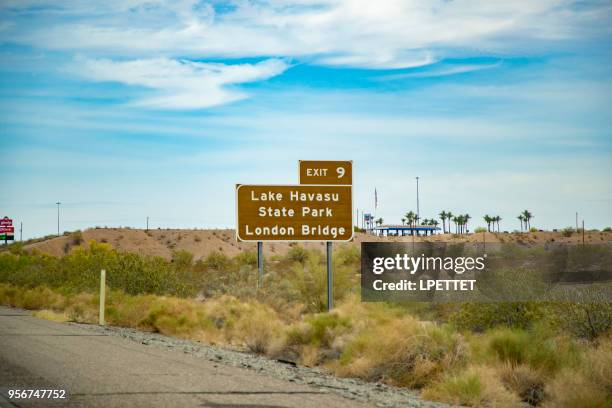 lake havasu - london bridge arizona stockfoto's en -beelden