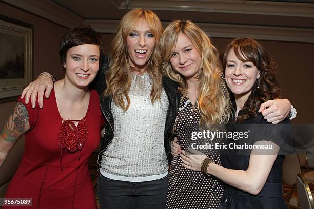 Creator/Writer/Exec. Prod. Diablo Cody, Toni Collette, Brie Larson and Rosemarie DeWitt at Showtime's 2010 Winter TCA on January 09, 2010 at the...