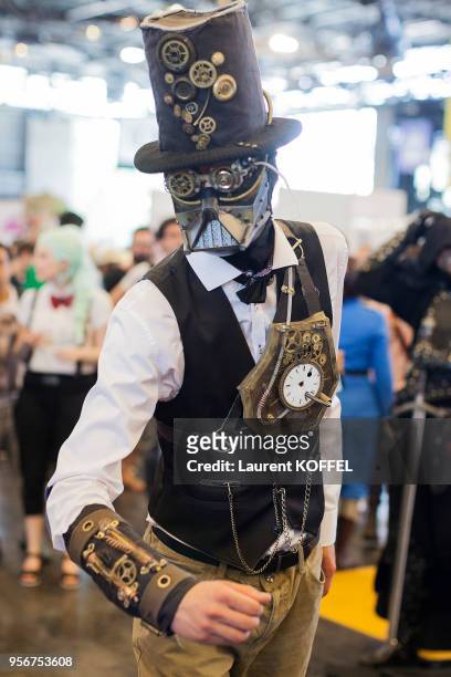 Cosplay during the 17th annual Japan Expo at Paris-Nord Villepinte Exhibition Center on July 7-10, 2016 in Villepinte, France.
