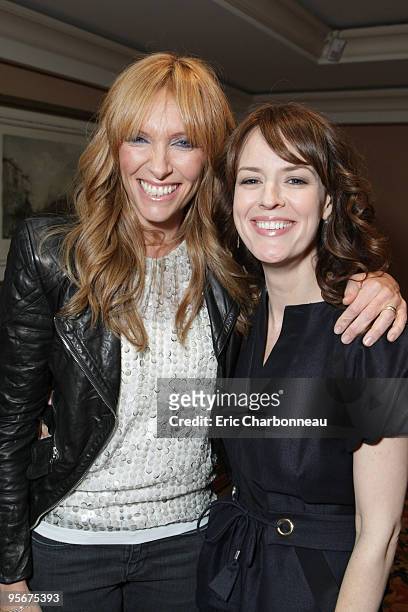 Toni Collette and Rosemarie DeWitt at Showtime's 2010 Winter TCA on January 09, 2010 at the Langham Hotel in Pasadena, California.