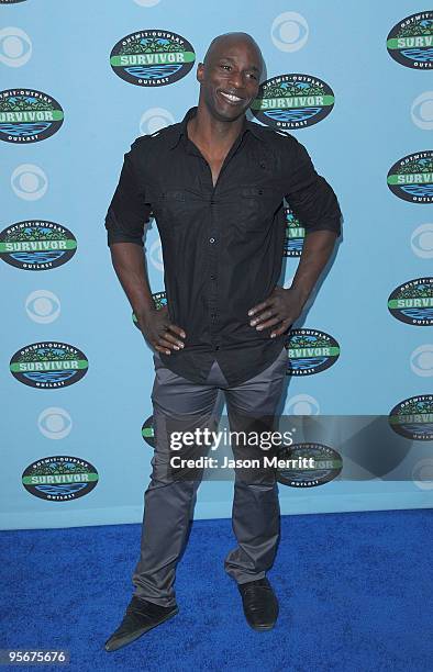 James Clement arrives at the CBS "Survivor" 10 Year Anniversary Party on January 9, 2010 in Los Angeles, California.