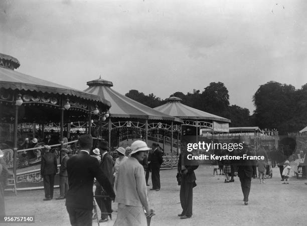 Fête foraine à Paris, France en 1934.