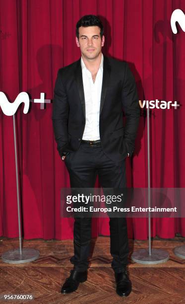 Mario Casas attends the 'Instinto' Madrid presentation on May 9, 2018 in Madrid, Spain.
