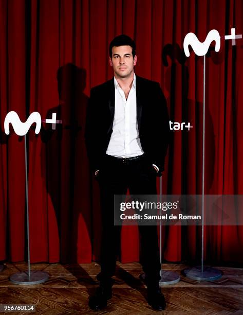 Mario casas attends the 'Instinto' Madrid Presentation on May 9, 2018 in Madrid, Spain.