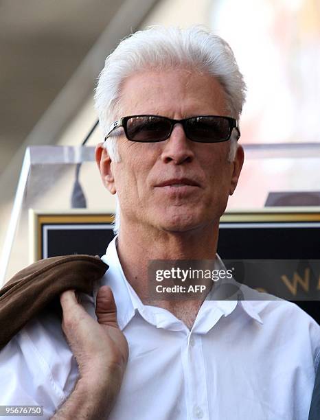 Actor Ted Danson attends the ceremony honoring actor Sam Waterston with a star on the Hollywood Walk of Fame in Hollywood, on January 7, 2010. AFP...