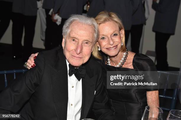 Herbert Kasper and Linda Lindenbaum attend Alzheimer's Drug Discovery Foundation 12th Annual Connoisseur's Dinner at Sotheby's on May 3, 2018 in New...