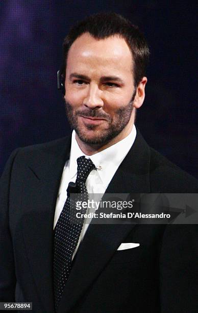 Designer and Director Tom Ford attends 'Che Tempo Che Fa' Italian Tv Show on January 10, 2010 in Milan, Italy.