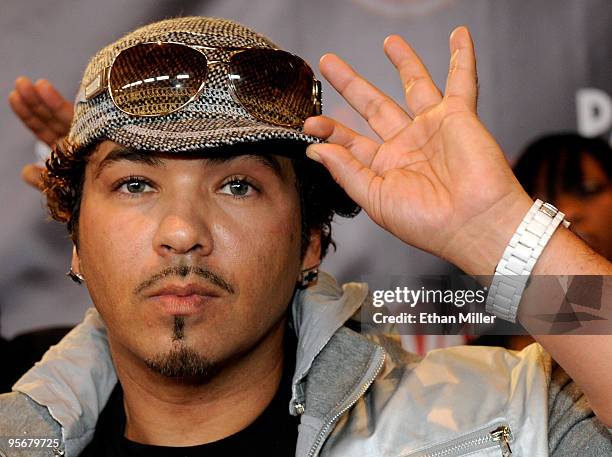 Recording artist Baby Bash arrives at the 27th annual Adult Video News Awards Show at the Palms Casino Resort January 9, 2010 in Las Vegas, Nevada.