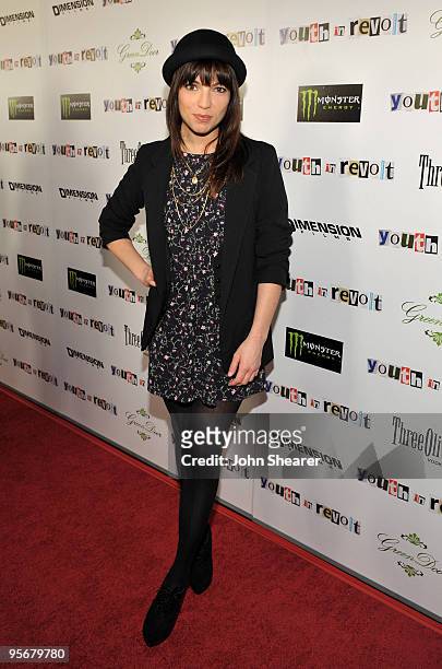 Actress Angela Trimbur arrives at the Weinstein Co. Premiere of "Youth In Revolt" at Mann Chinese 6 on January 6, 2010 in Los Angeles, California.