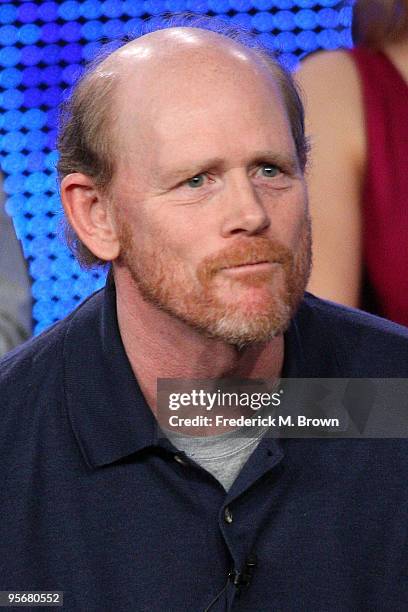 Executive Producer Ron Howard speaks onstage for NBC's television show 'Parenthood' during the NBC Universal 2010 Winter TCA Tour day 2 at the...