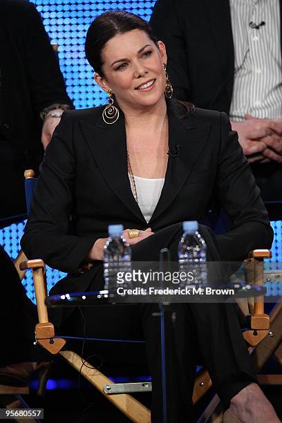 Actress Lauren Graham speaks onstage for NBC's television show 'Parenthood' during the NBC Universal 2010 Winter TCA Tour day 2 at the Langham Hotel...