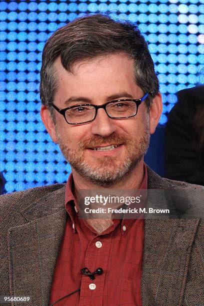 Executive Producer/Creator Greg Daniels speaks onstage for NBC's television show 'Parks and Recreation' during the NBC Universal 2010 Winter TCA Tour...