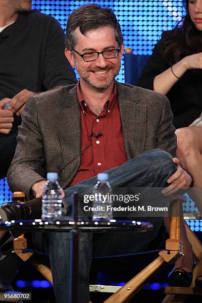 Executive Producer/Creator Greg Daniels speaks onstage for NBC's television show 'Parks and Recreation' during the NBC Universal 2010 Winter TCA Tour...