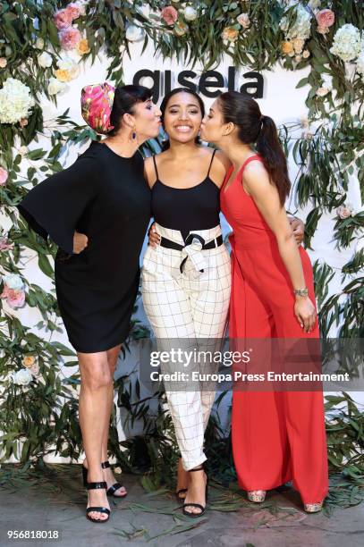 Rossy de Palma, Luna Lionne and Hiba Abouk present the 'Comment Tu T'appelles'' film on May 9, 2018 in Madrid, Spain.