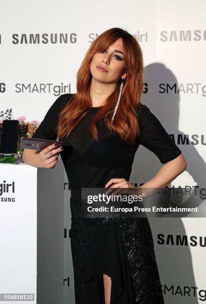 Blanca Suarez attends the 'SMARTgirl by Samsung' photocall at Ephimera space on May 9, 2018 in Madrid, Spain.