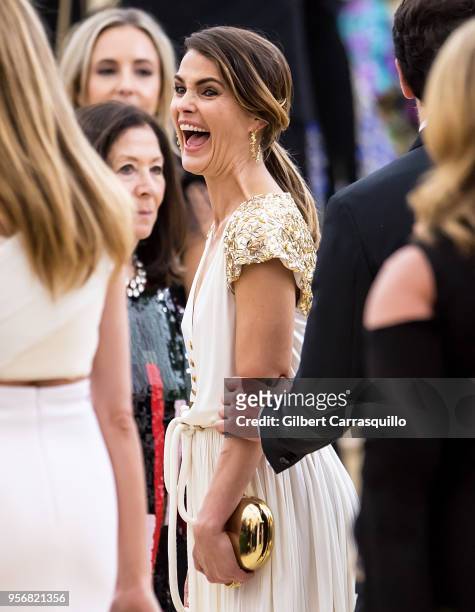 Actress Keri Russell is seen arriving to the Heavenly Bodies: Fashion & The Catholic Imagination Costume Institute Gala at The Metropolitan Museum on...