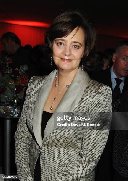 Cherie Blair attends the VIP reception to launch the English National Ballet Christmas season ahead of the performance of 'The Nutcracker', at the St...