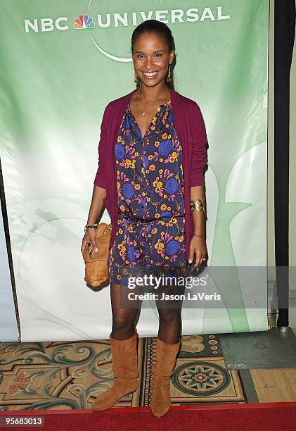 Actress Joy Bryant attends the NBC Universal press tour cocktail party at The Langham Resort on January 10, 2010 in Pasadena, California.